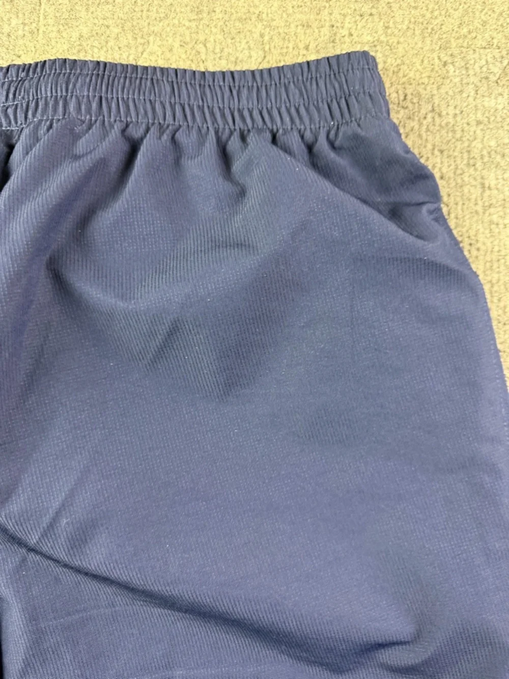 Under  Armour Loose Mens Elastic Waist Track Pants Size M Blue/White - Picture 8 of 10